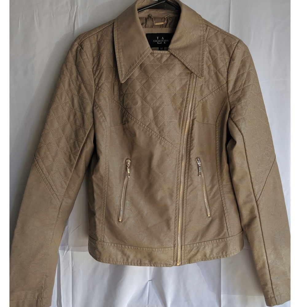 NEW LA Coalition Faux Leather Jacket - Size M